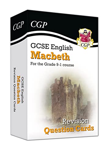 GCSE English Shakespeare - Macbeth Revision Question Cards By CGP Books